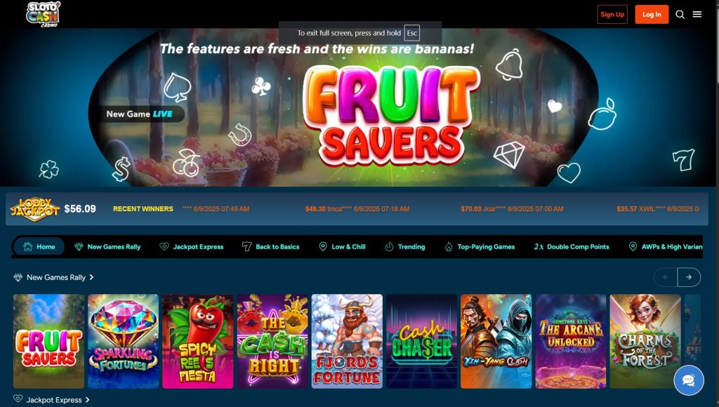 sloto cash casino