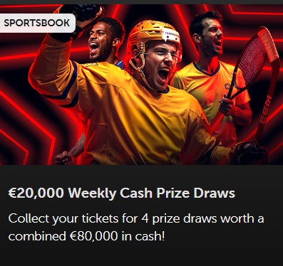 20 000 Euro Weekly Cash Prize Draw