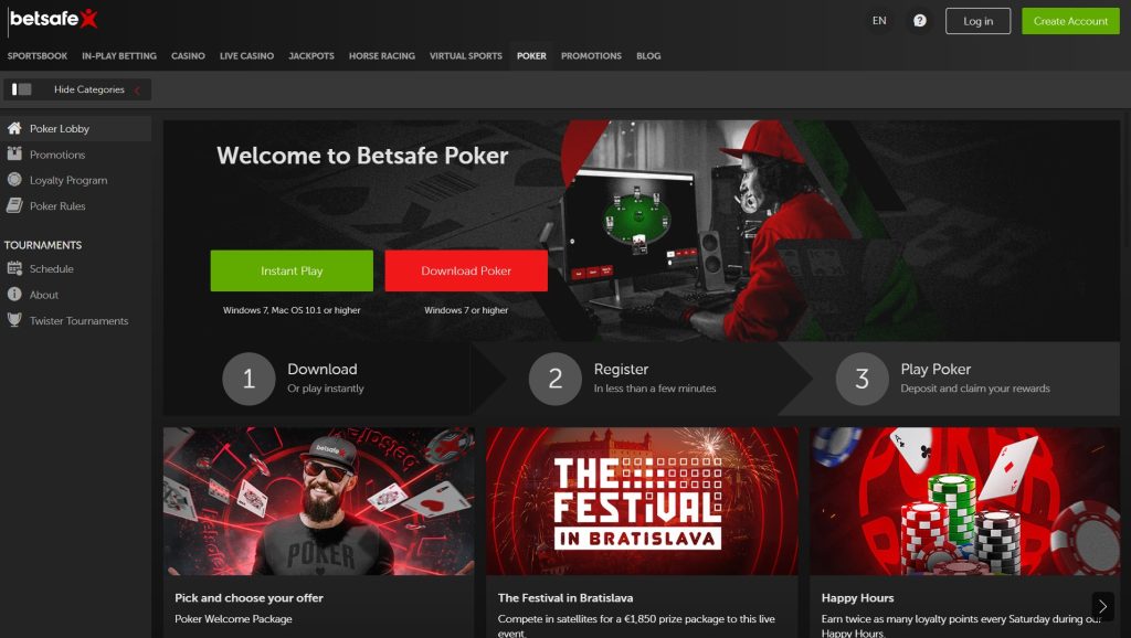 betsafe poker