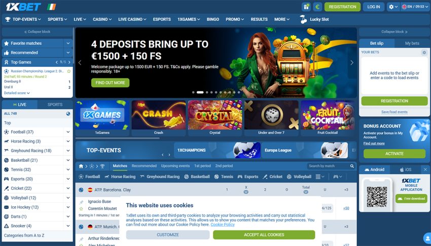 1xBet Casino & Sportsbook